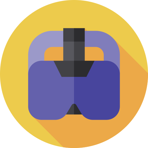 vr-bril Flat Circular Flat icoon