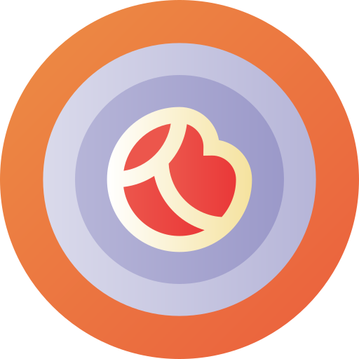 체외 Flat Circular Gradient icon