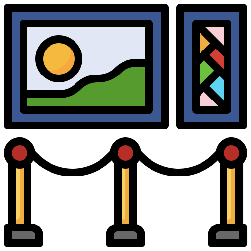전시회 Surang Lineal Color icon
