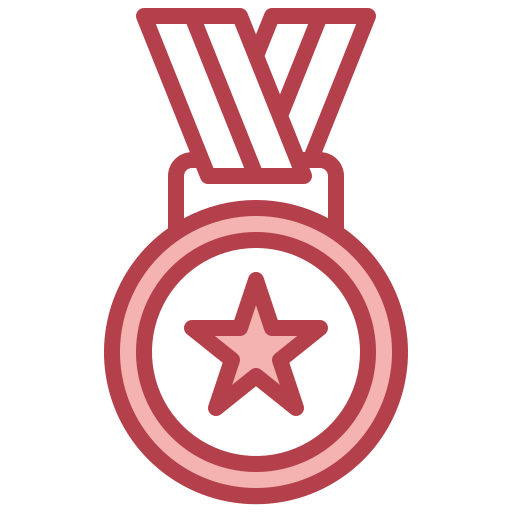 medalha Surang Red Ícone