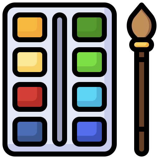 akwarela Surang Lineal Color ikona