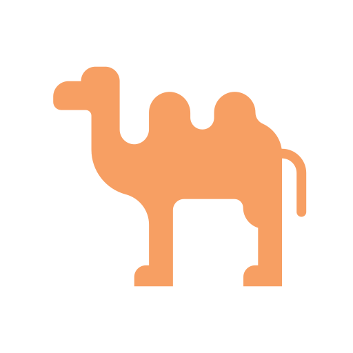 Camel Good Ware Flat icon