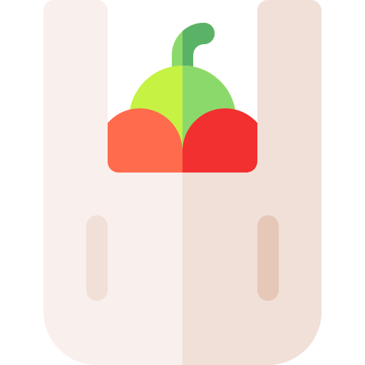 식료품 가방 Basic Rounded Flat icon
