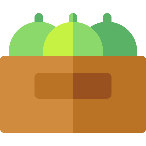 fruta Basic Rounded Flat icono