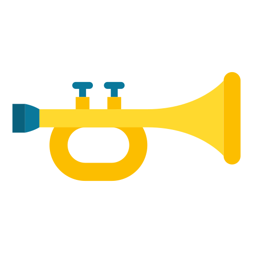 Trumpet Good Ware Flat icon