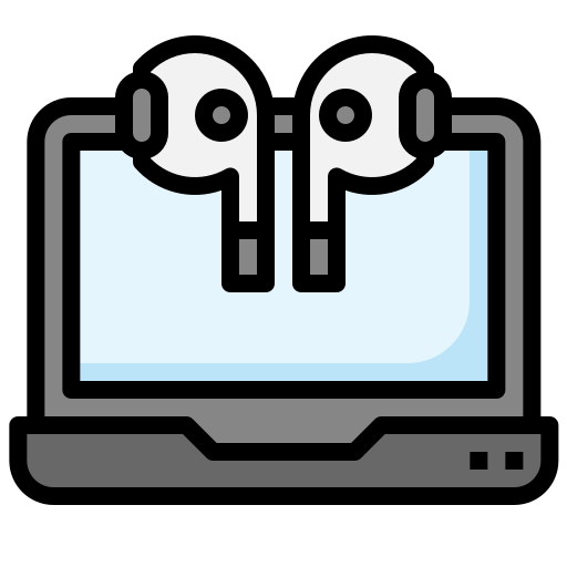 computadora portátil Surang Lineal Color icono