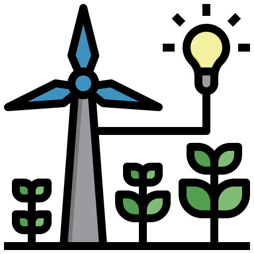 Ветряная мельница Surang Lineal Color иконка