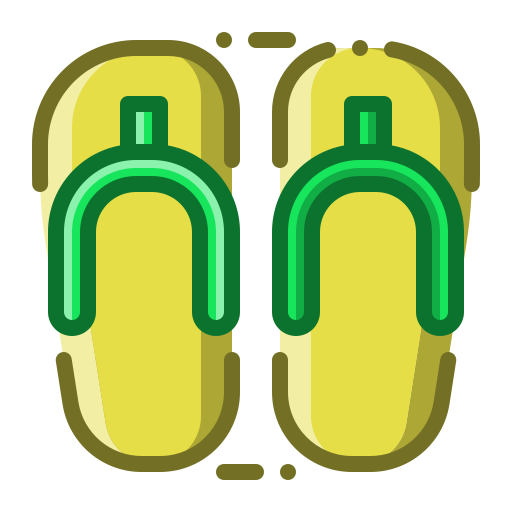 sandalen Generic Outline Color icoon