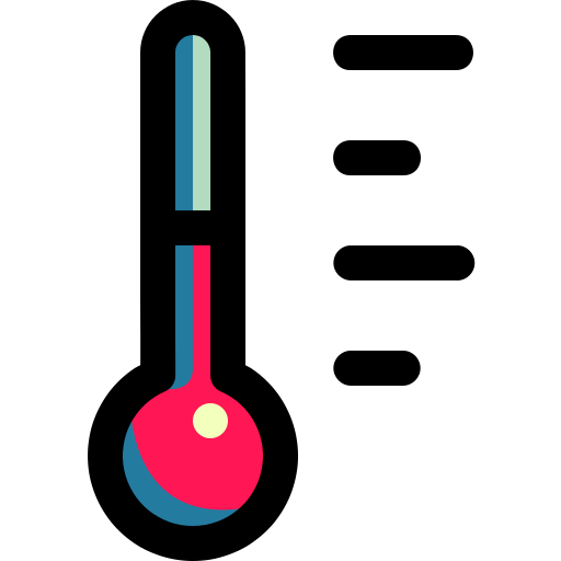 termômetro Generic Outline Color Ícone