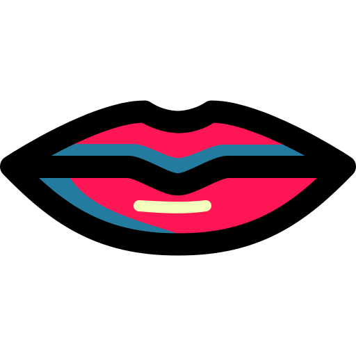 lippen Generic Outline Color icon