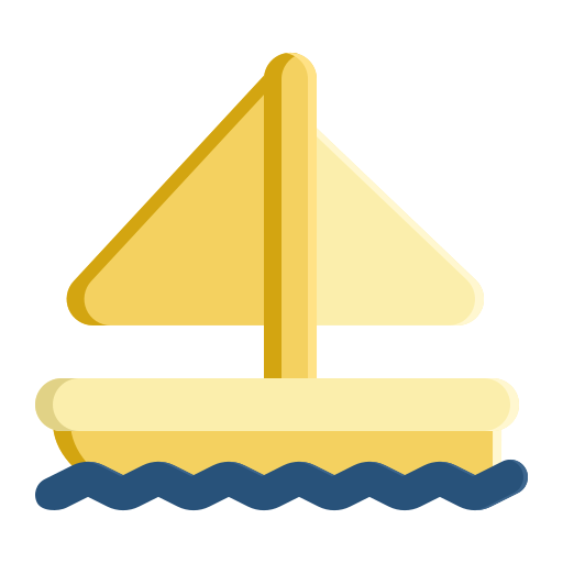 zeilboot Generic Flat icoon