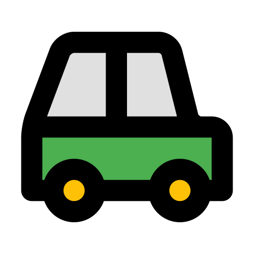 Car Generic Outline Color icon