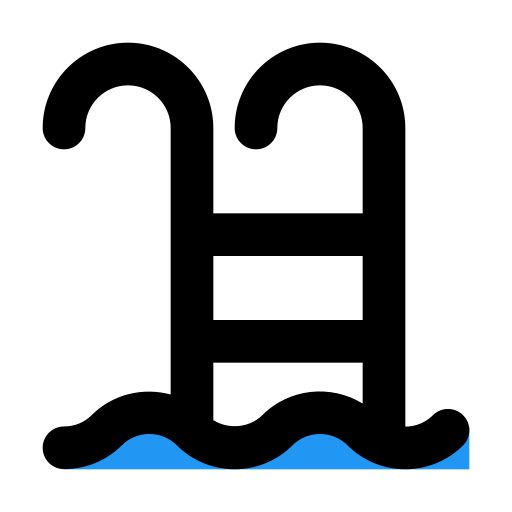 piscina Generic Outline Color icono