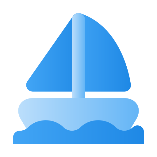Sail boat Generic Flat Gradient icon