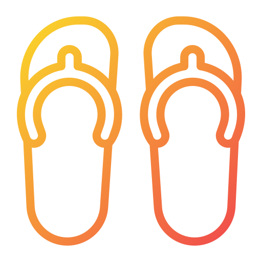flip flops Generic Gradient icon