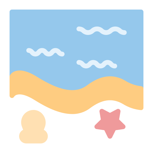 Beach Generic Flat icon