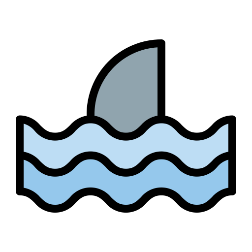 squalo Generic Outline Color icona