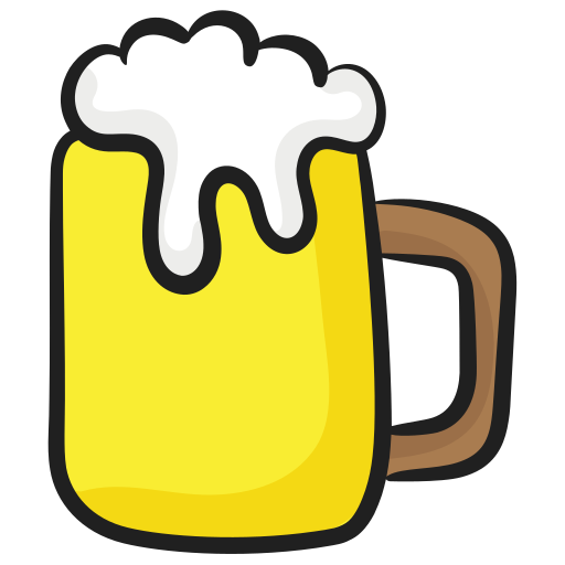 jarro de cerveza Generic Hand Drawn Color icono