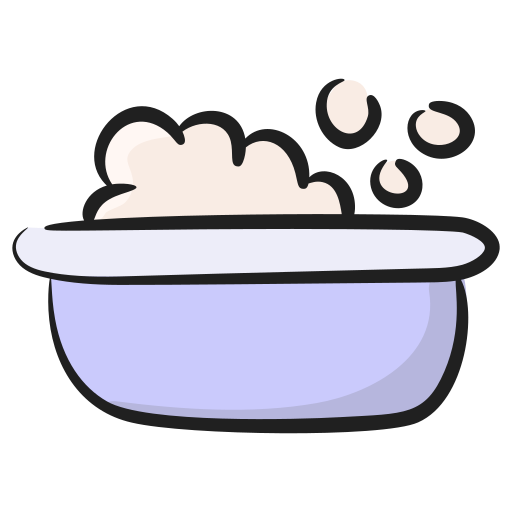 Bathtub Generic Hand Drawn Color icon