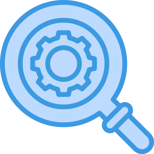 Search engine optimization Generic Blue icon