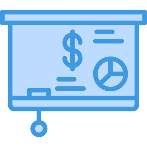 사업 계획 Generic Blue icon