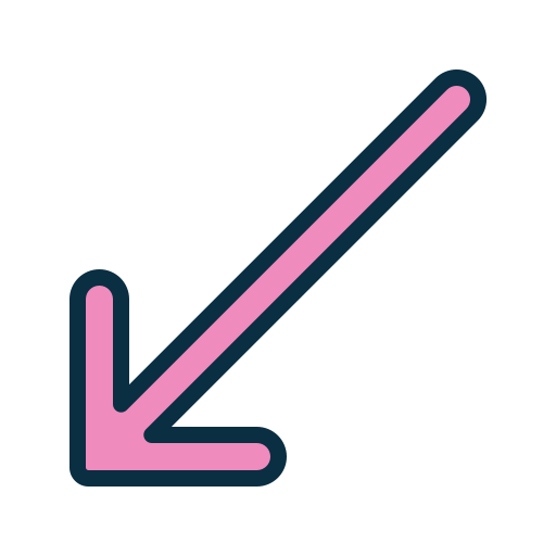diagonal Generic Outline Color icono