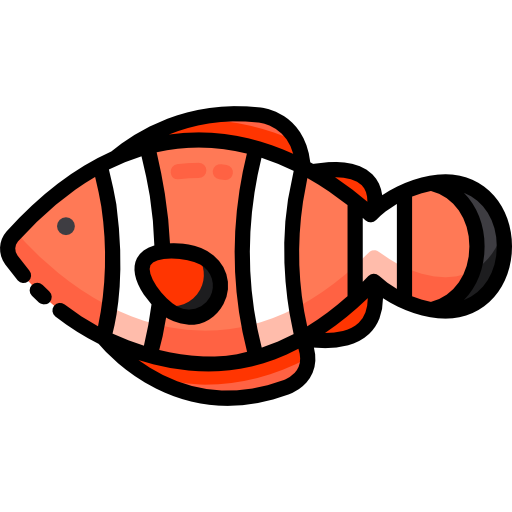 pez payaso Special Lineal color icono