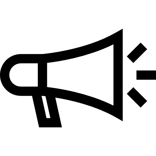 メガホン Basic Straight Lineal icon