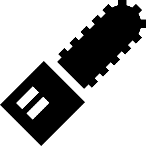 チェーンソー Basic Straight Filled icon