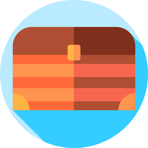 schat Flat Circular Flat icoon