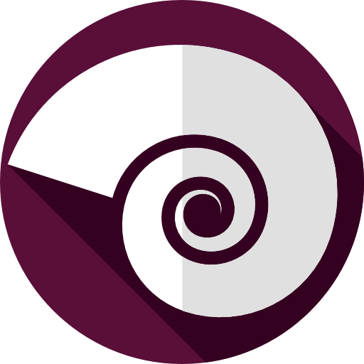 화석 Flat Circular Flat icon