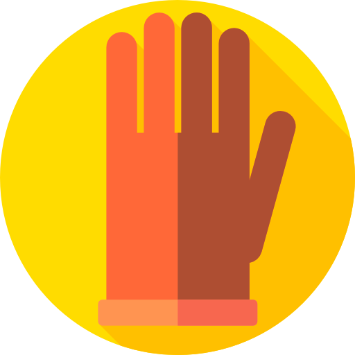 handschuh Flat Circular Flat icon