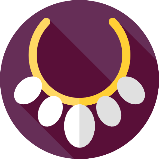 Necklace Flat Circular Flat icon