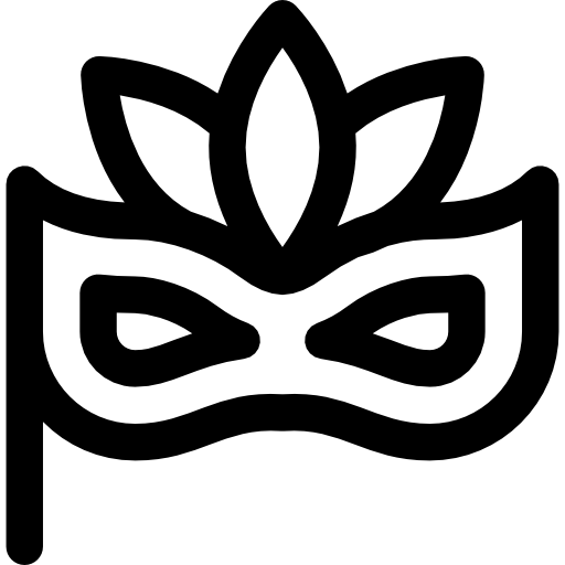 augenmaske Basic Rounded Lineal icon