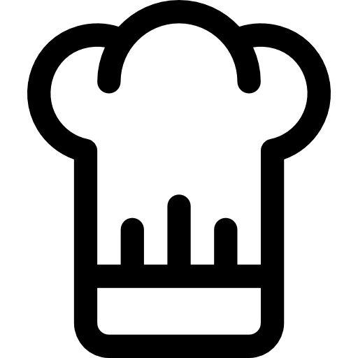 シェフハット Basic Rounded Lineal icon