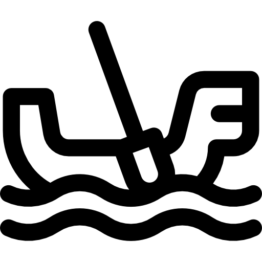 góndola Basic Rounded Lineal icono