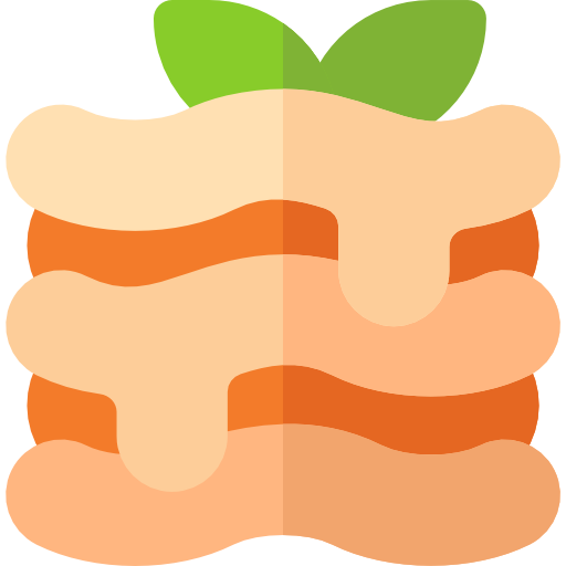lasagne Basic Rounded Flat icon