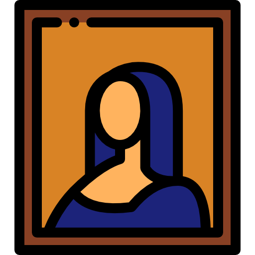 Gioconda Detailed Rounded Lineal color icon