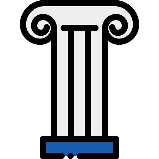 桁 Detailed Rounded Lineal color icon
