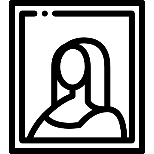 gioconda Detailed Rounded Lineal icona