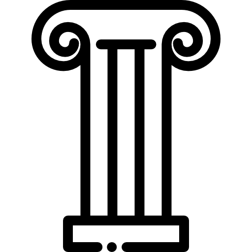 기둥 Detailed Rounded Lineal icon