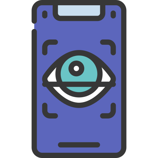 escaneo de retina Juicy Fish Soft-fill icono