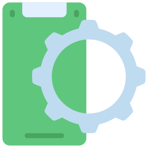 Mobile development Juicy Fish Flat icon