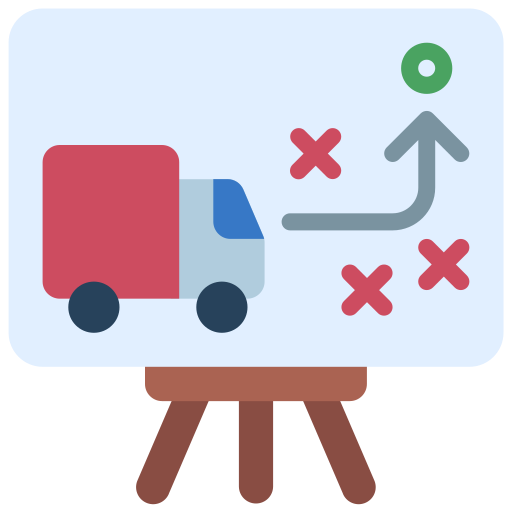logistiklieferung Juicy Fish Flat icon
