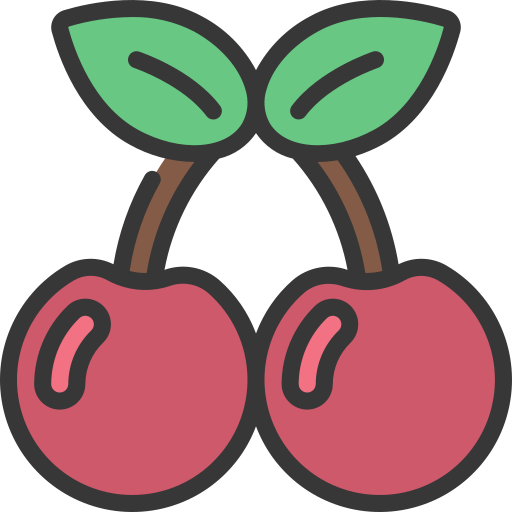 Cherries Juicy Fish Soft-fill icon