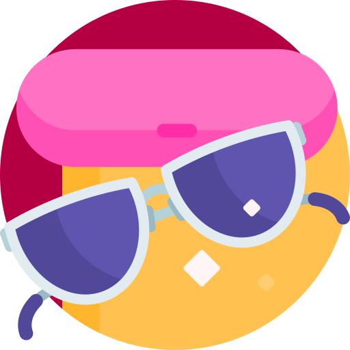 Sunglasses Detailed Flat Circular Flat icon