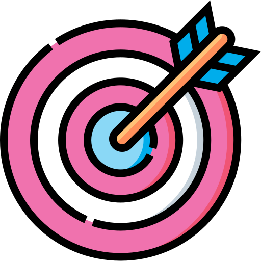 Bullseye Detailed Straight Lineal color icon