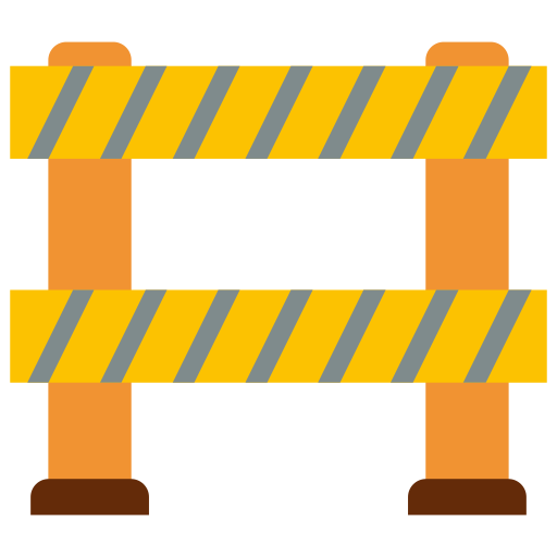 Road barrier Generic Flat icon