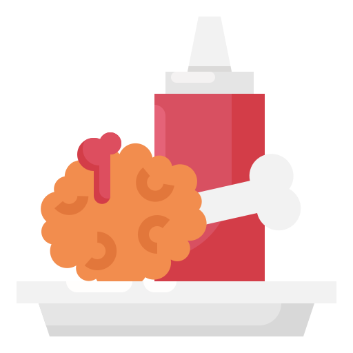 Fried chicken Generic Flat icon