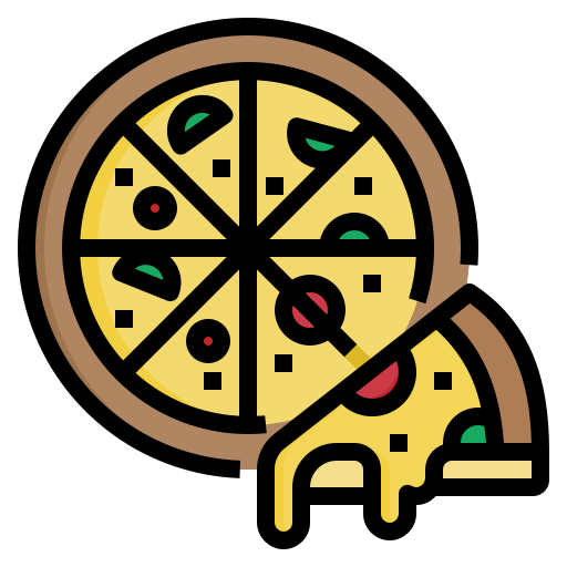ピザ Generic Outline Color icon